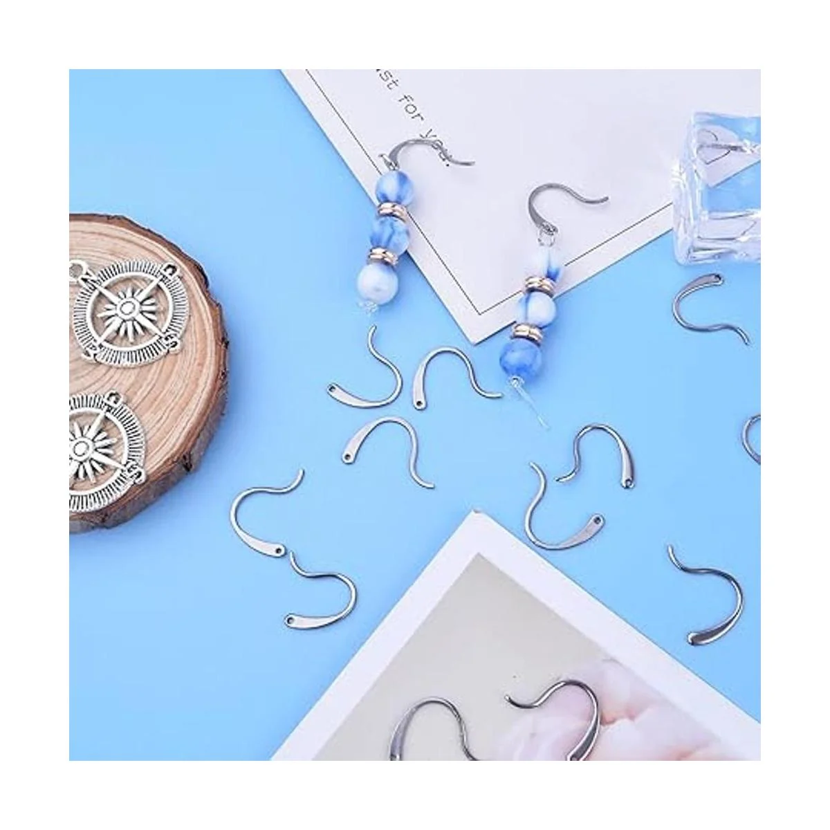 100 ganchos de acero inoxidable para pendientes_7