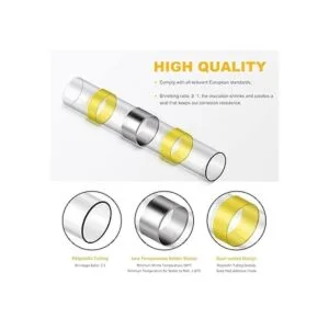 Flytuo 100 conectores de alambre de sellado de soldadura_3