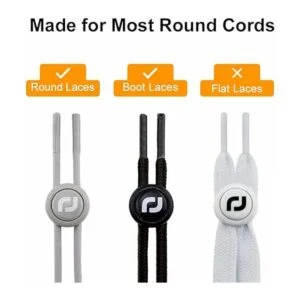 RJSport Cerraduras de cable resistentes cierre de cordón_3