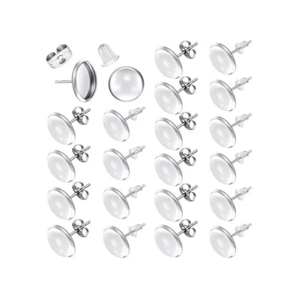 Kit de 200 aretes de perno incluye 50 piezas de acero_1