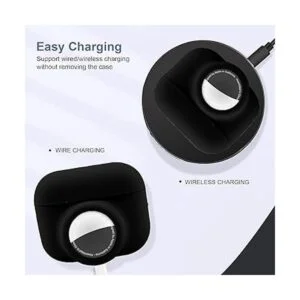 Funda protectora 2 en 1 para Apple AirPods Pro Air Tag_5