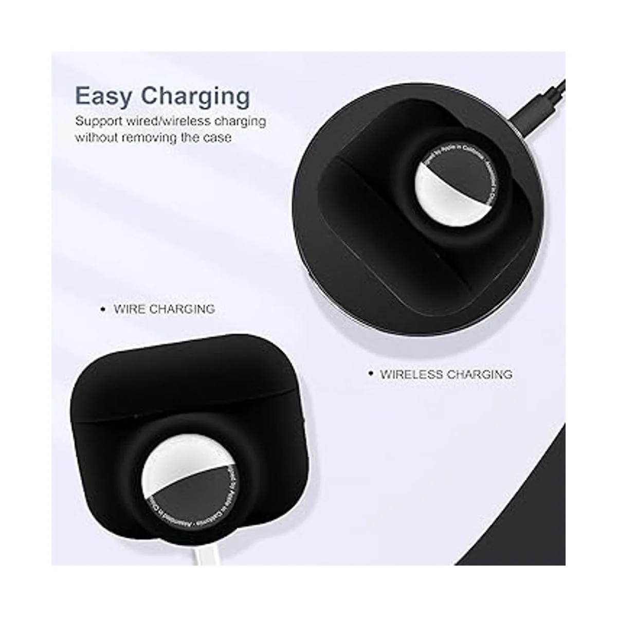 Funda protectora 2 en 1 para Apple AirPods Pro Air Tag_5