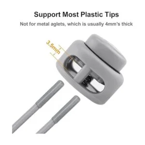 RJSport Cerraduras de cable resistentes cierre de cordón_2