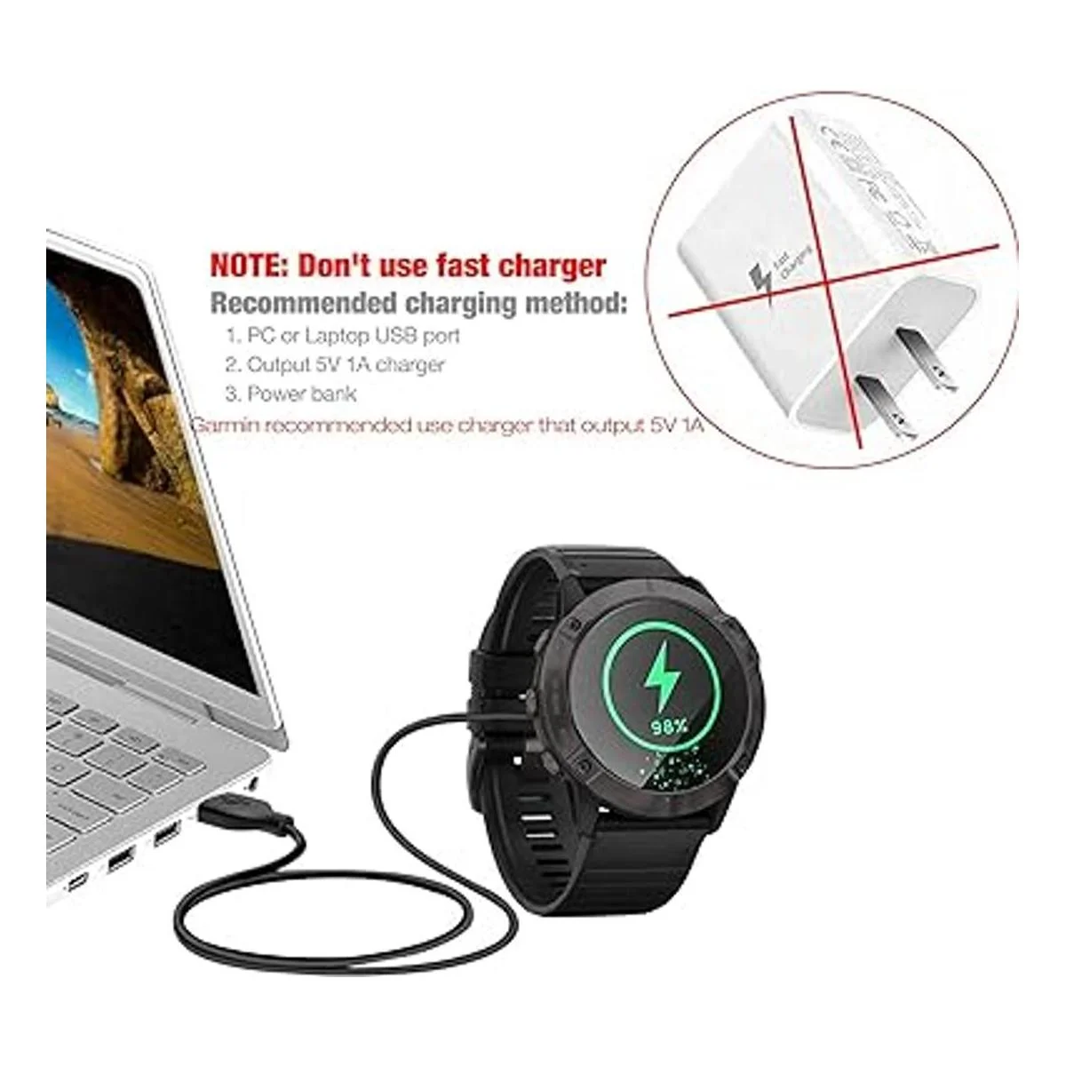 Paquete de 2 conectores de carga USBC hembra para relojes_2