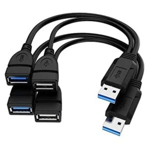 Eanetf Cable divisor USB 3.0 hembra a macho 2 unidades_1