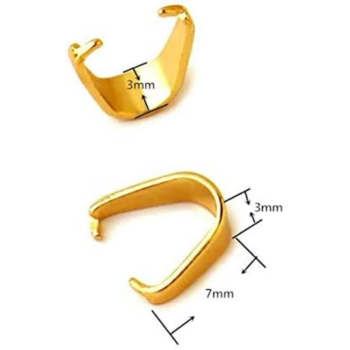 KDDOM 50 piezas de acero inoxidable colgante melón_2