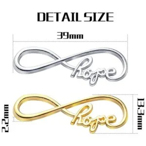 Encantos del conector del infinito 60 colgantes del_3