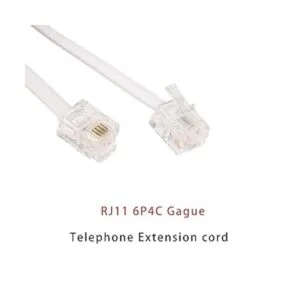Cable de extensión de teléfono de 50 pies de largo con_2