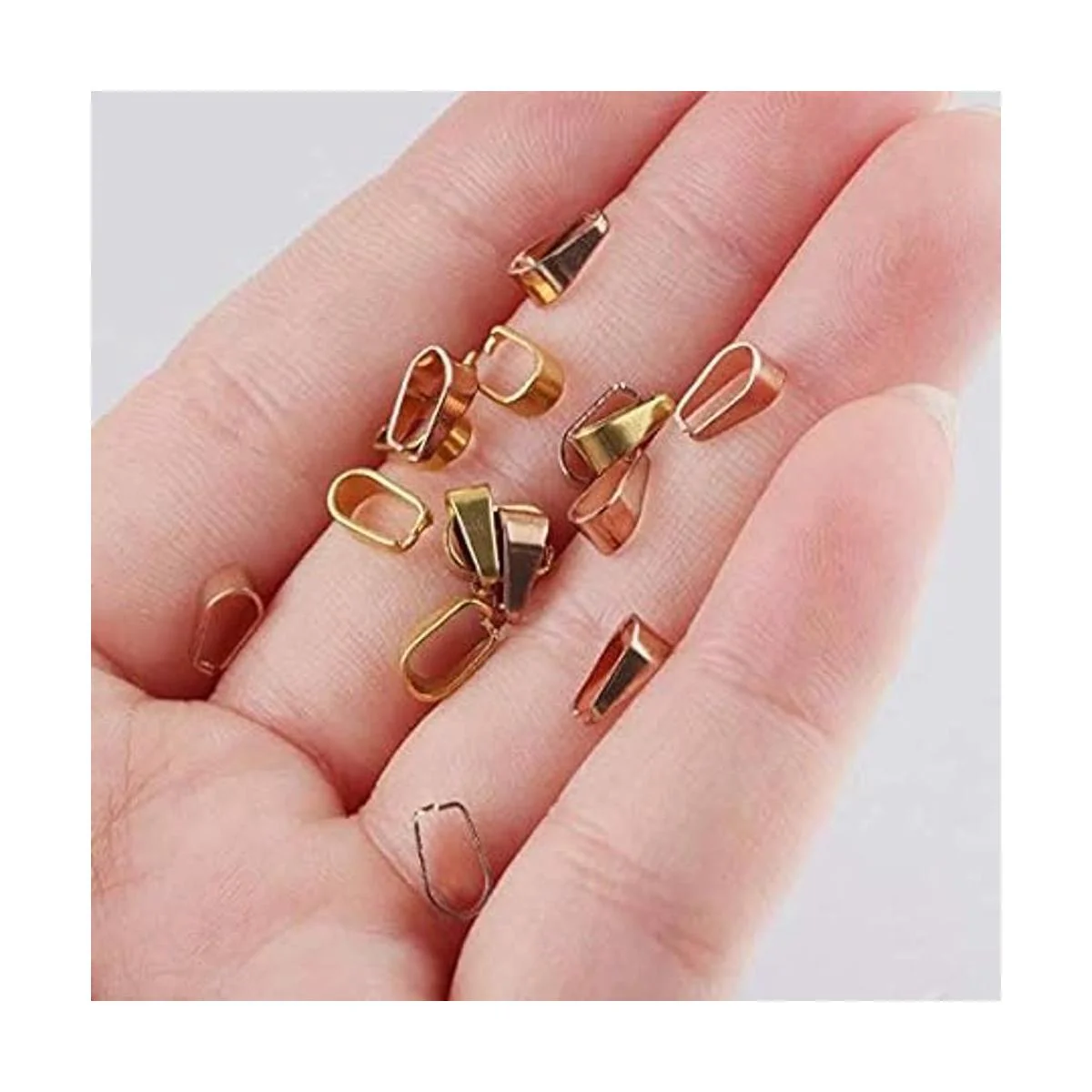 KDDOM 50 piezas de acero inoxidable colgante melón_3