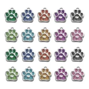 AUEAR Dijes con diseño de huella de animal y gato con_1
