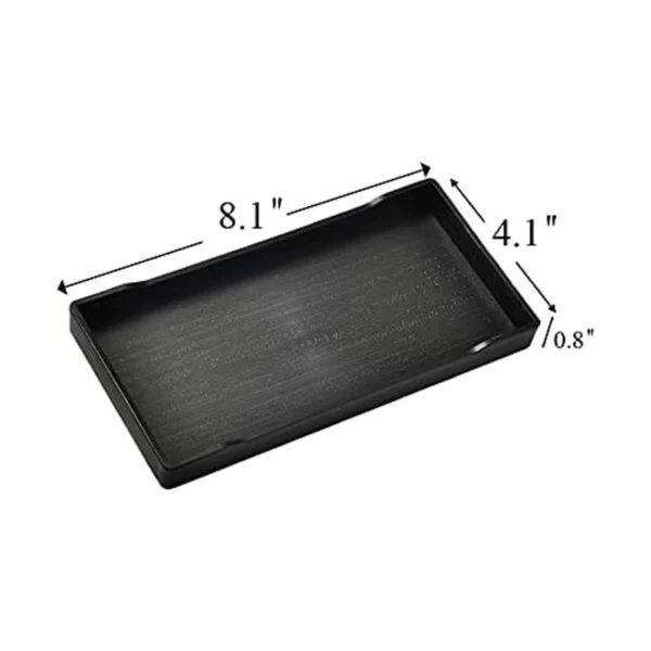 VCREATC Mini bandeja pequeña negra 8 x 4 pulgadas para_6