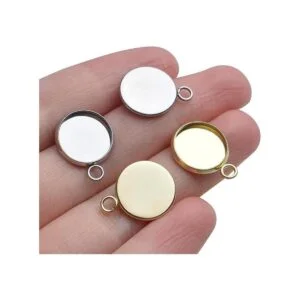 Bandejas colgantes 50 piezas de acero inoxidable bisel_6