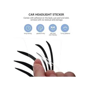 VICASKY 2 pares de calcomanías para faros delanteros de_4