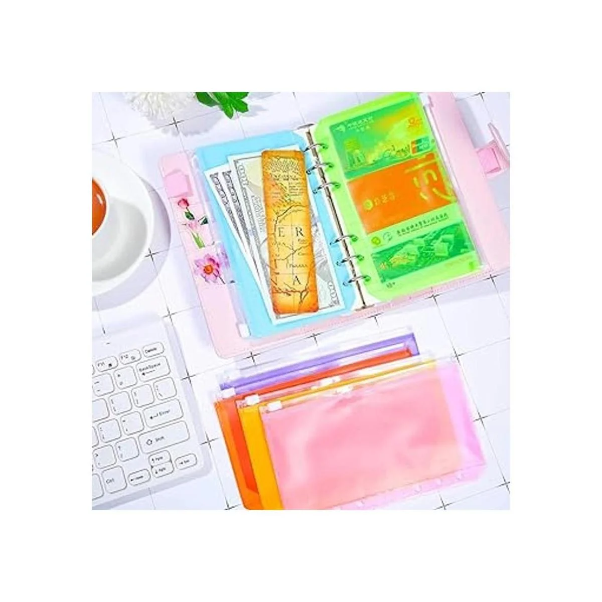 Carpeta de 12 piezas de PVC con bolsillo para hojas_6