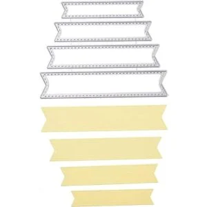 Troqueles de corte de metal de cuatro pancartas finas_5