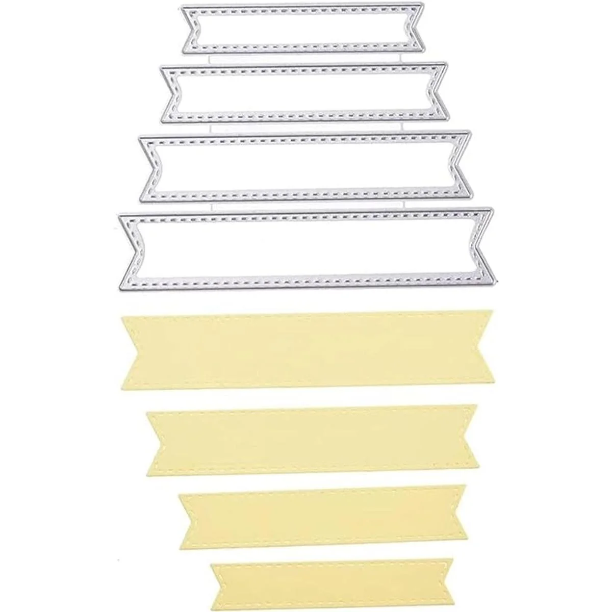 Troqueles de corte de metal de cuatro pancartas finas_5