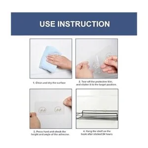 Paquete de 8 ganchos adhesivos de repuesto ganchos_5
