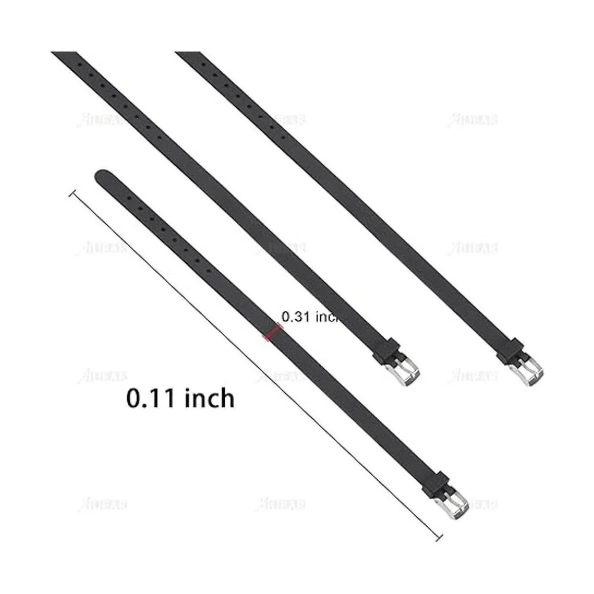 AUEAR Paquete de 20 pulseras de 0.315 in para letras_2