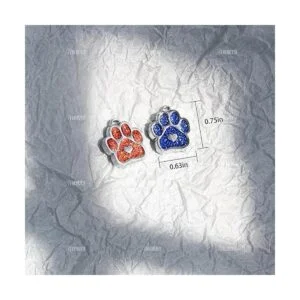 AUEAR Dijes con diseño de huella de animal y gato con_2