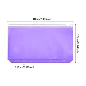 Carpeta de 12 piezas de PVC con bolsillo para hojas_3