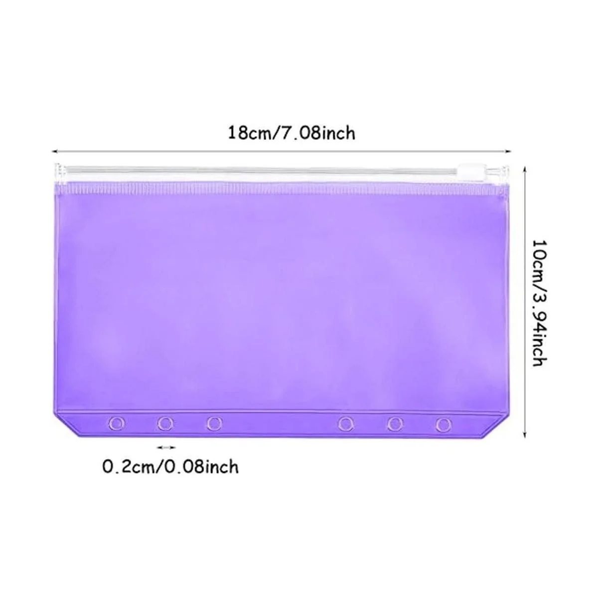 Carpeta de 12 piezas de PVC con bolsillo para hojas_3