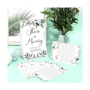 50 tarjetas de memoria de eucalipto verde para compartir_4