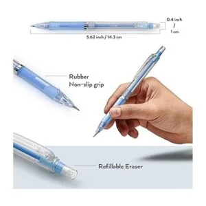 Nicpro 6 lápices mecánicos pastel de 0.5 y 0.028 in con_3