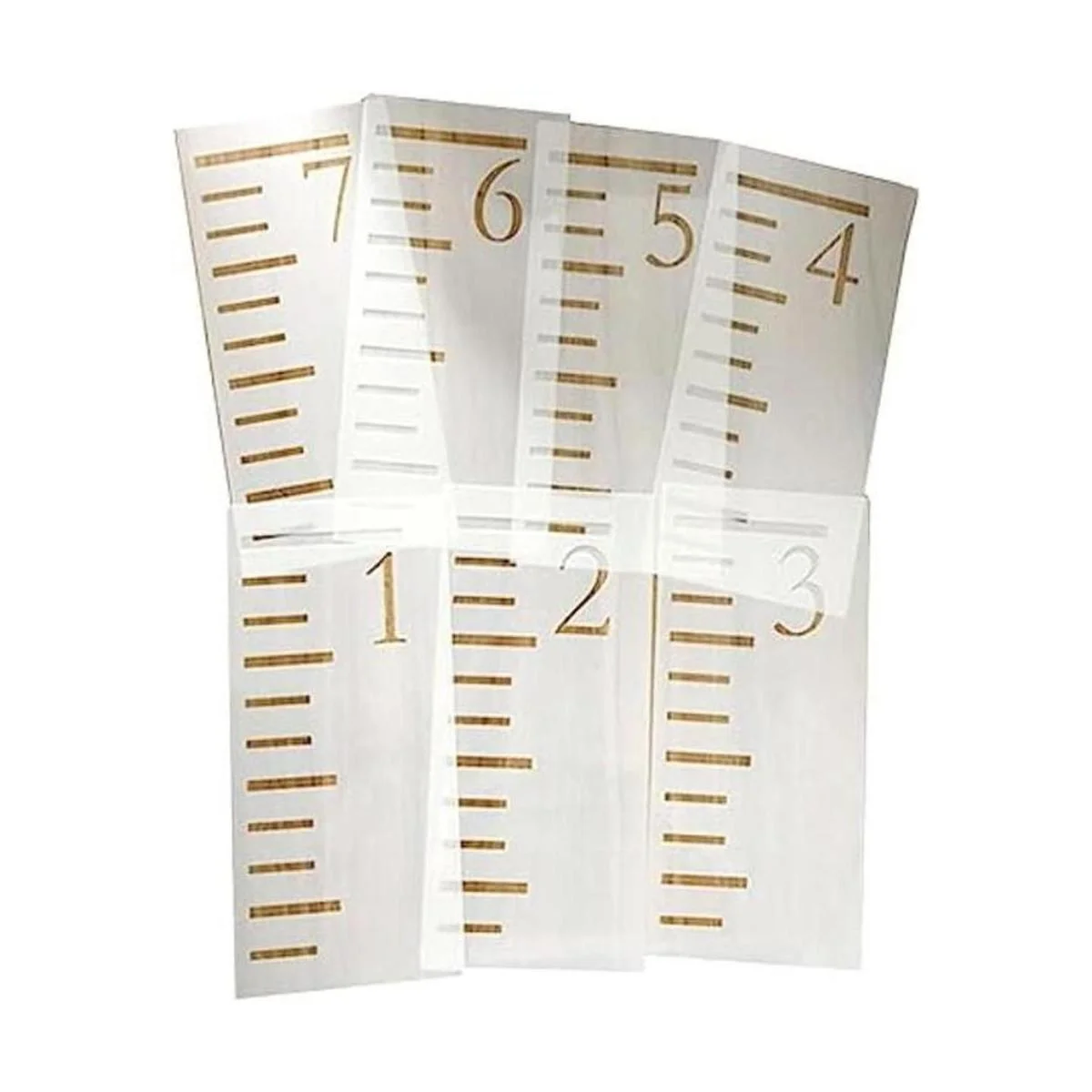 Plantilla de regla de crecimiento de 7 pies tabla de_1