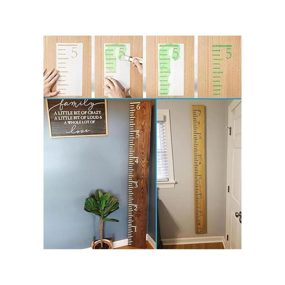 Plantilla de regla de crecimiento de 7 pies tabla de_4