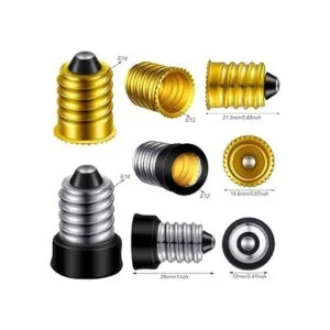 Adaptador E14 a E12 Adaptador Adaptador de Lámpara Base_2