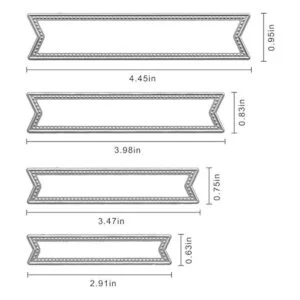 Troqueles de corte de metal de cuatro pancartas finas_2