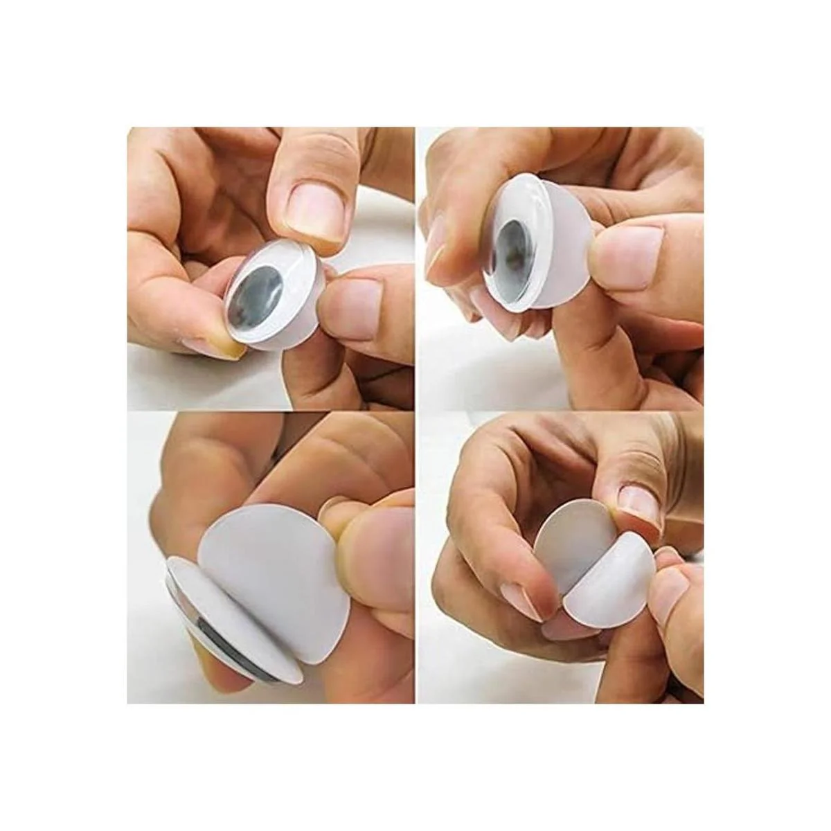 TOAOB 1500 piezas de ojos de plástico negro_4