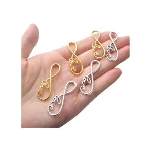 60pcs Infinity Love Símbolo Conectores Encantos Colgantes_7