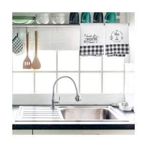 4 toallas de cocina a cuadros de búfalo toalla de mano_2