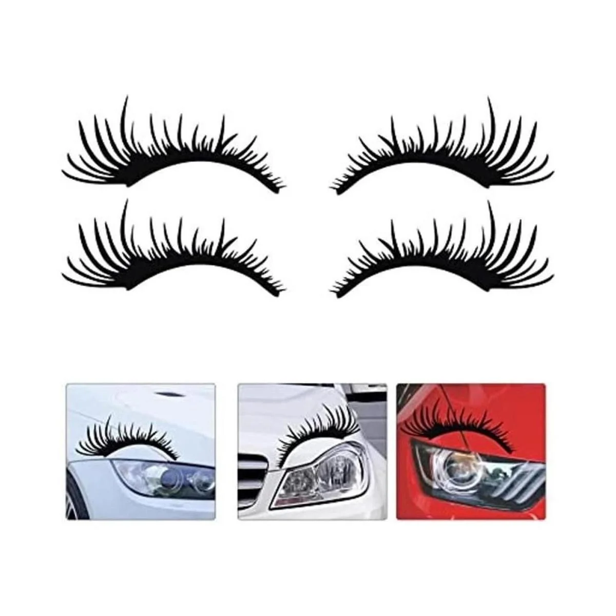 VICASKY 2 pares de calcomanías para faros delanteros de_1