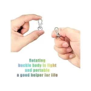 sprookber 100 cierres de mosquetón de metal con llavero_5