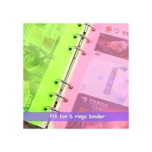 Carpeta de 12 piezas de PVC con bolsillo para hojas_4