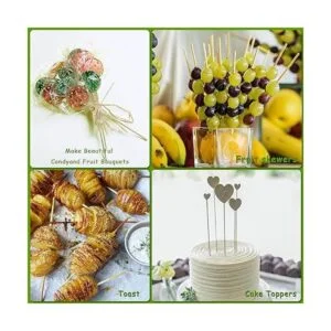 200 varillas de madera de 6 x 18 pulgadas varillas de_4