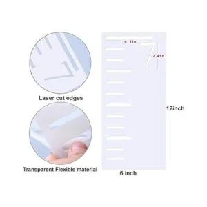 Plantilla de regla de crecimiento de 7 pies tabla de_2