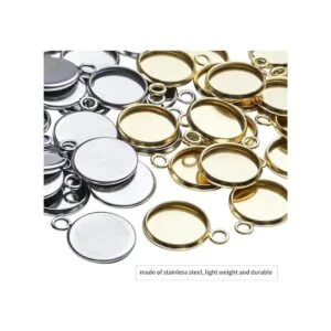 Bandejas colgantes 50 piezas de acero inoxidable bisel_4