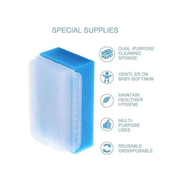 Argomax 6 cepillos de esponja para baño y cuerpo_4