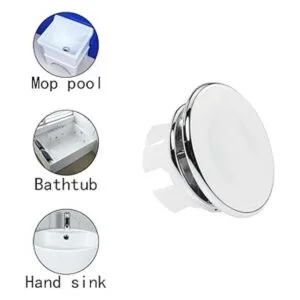 WHYHKJ 4 piezas de repuesto para lavabo de baño redondo de_4
