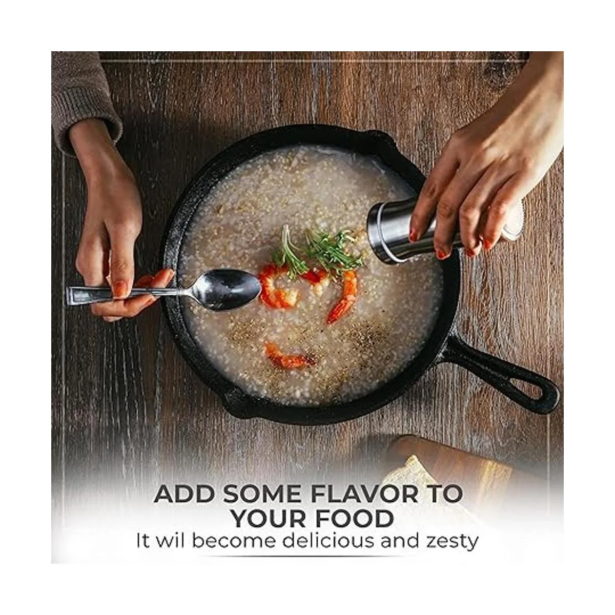 Salero o pimentero con agujeros ajustables Elegante_2