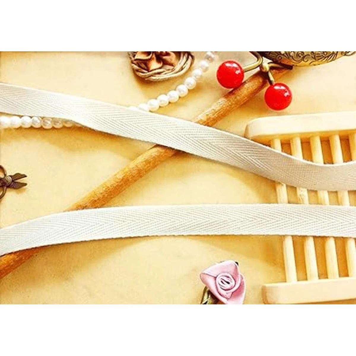 Abbaoww Cinta de sarga de 55 yardas cinta de sarga de 12_3