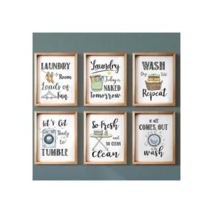 Divertidas reglas de lavandería impresiones artísticas_5