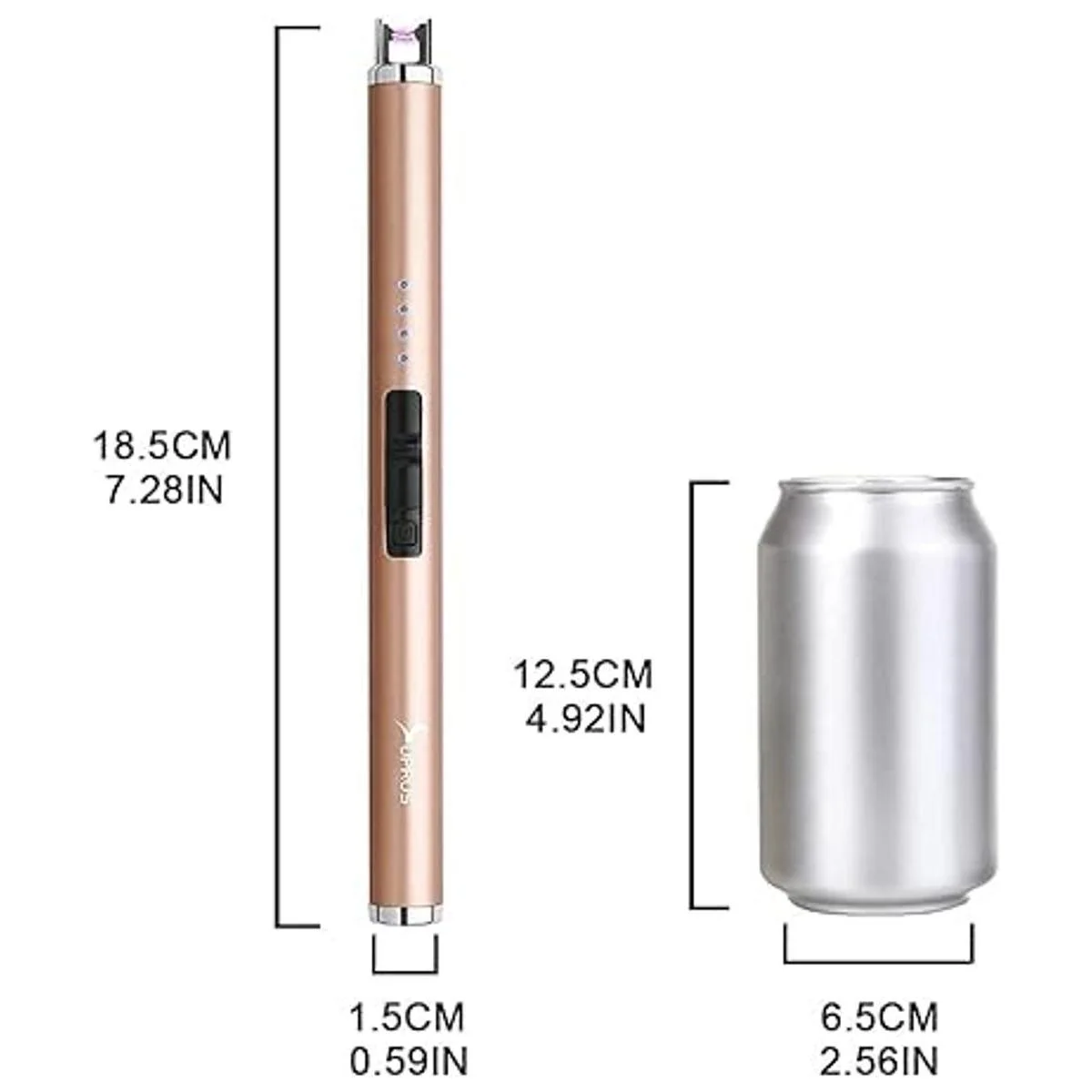 SUPRUS Encendedor de vela USB con encendedor eléctrico con_6