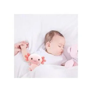Kawaii Axolotl peluche peluche suave rosa Axolotl peluche_7