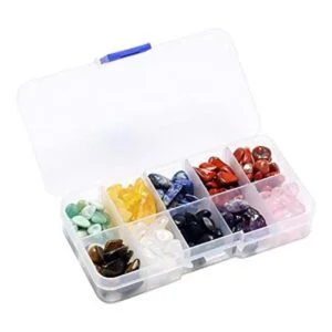 Piedra de cristal artificial mini caja de cuentas de_1