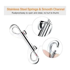 Gancho de doble extremo clip de aleación de zinc de 35_2