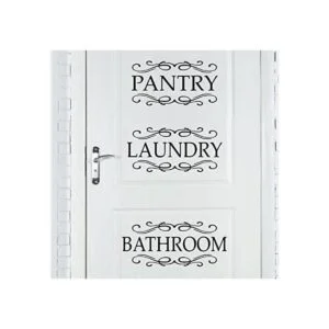 3 piezas de vinilo para cuarto de lavado calcomanías de_1